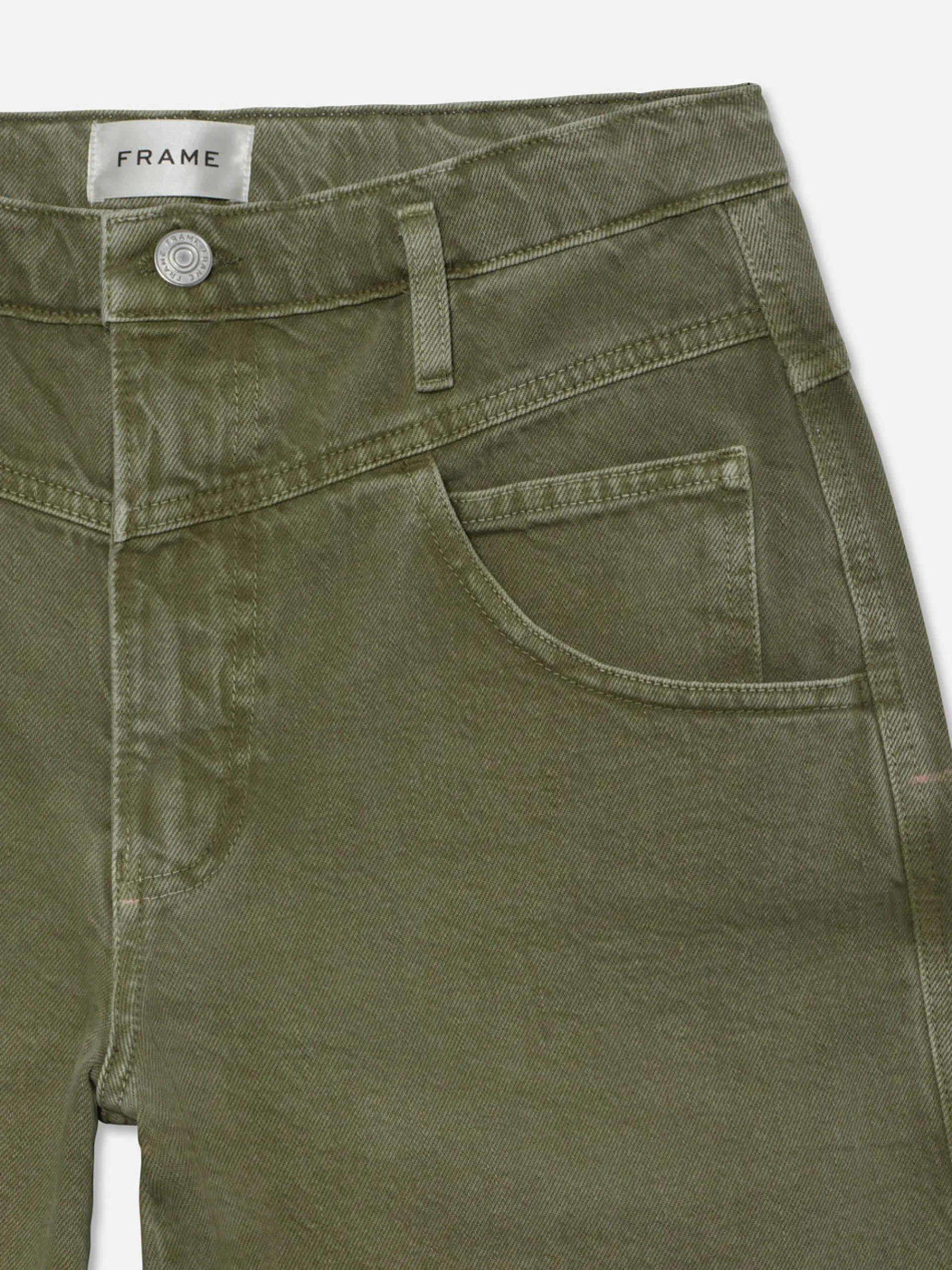 Women FRAME 90's Utility Loose in Washed Summer Sage