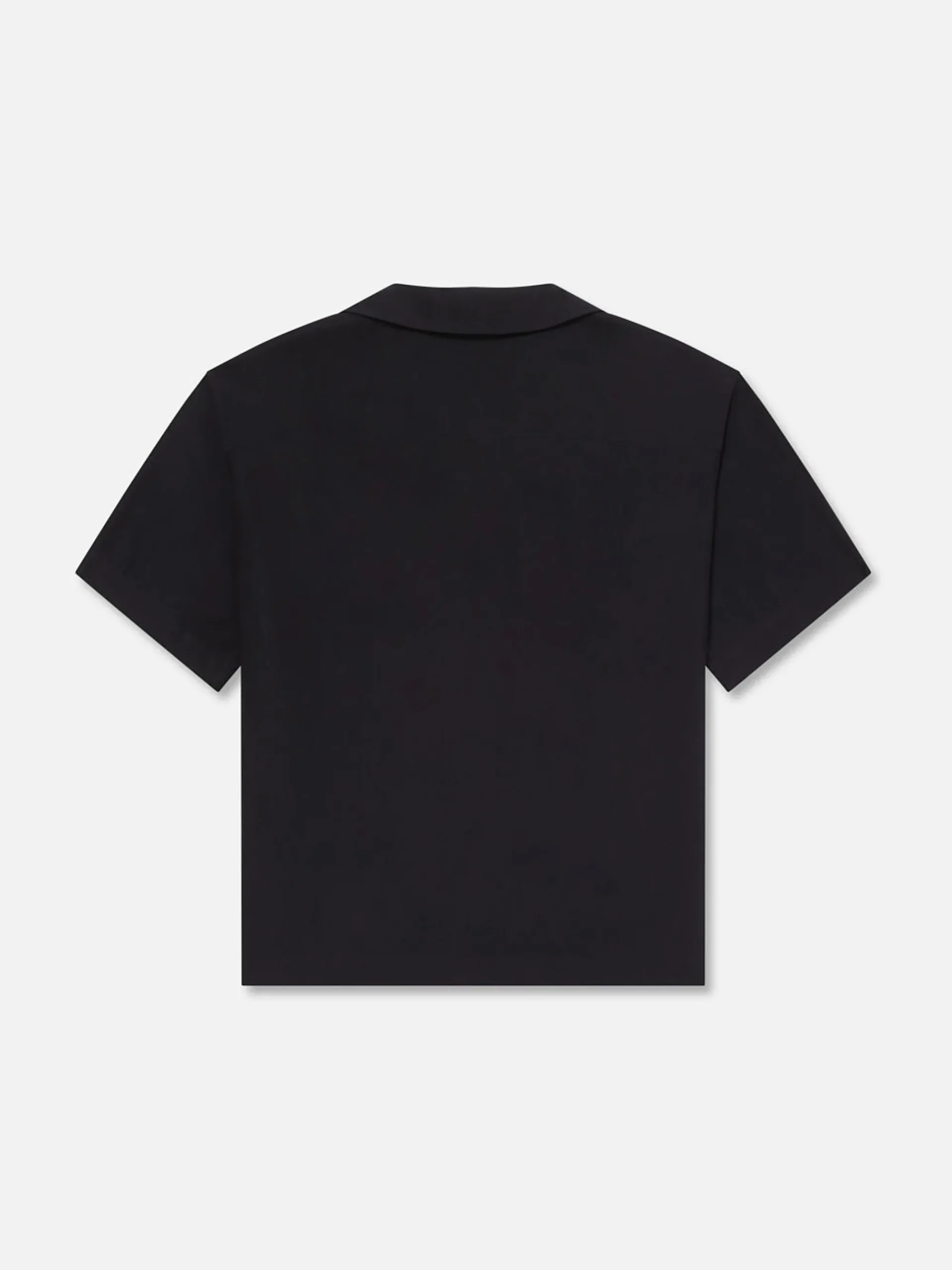 FRAME Short Sleeve Camp Collar Shirt in Dark Navy