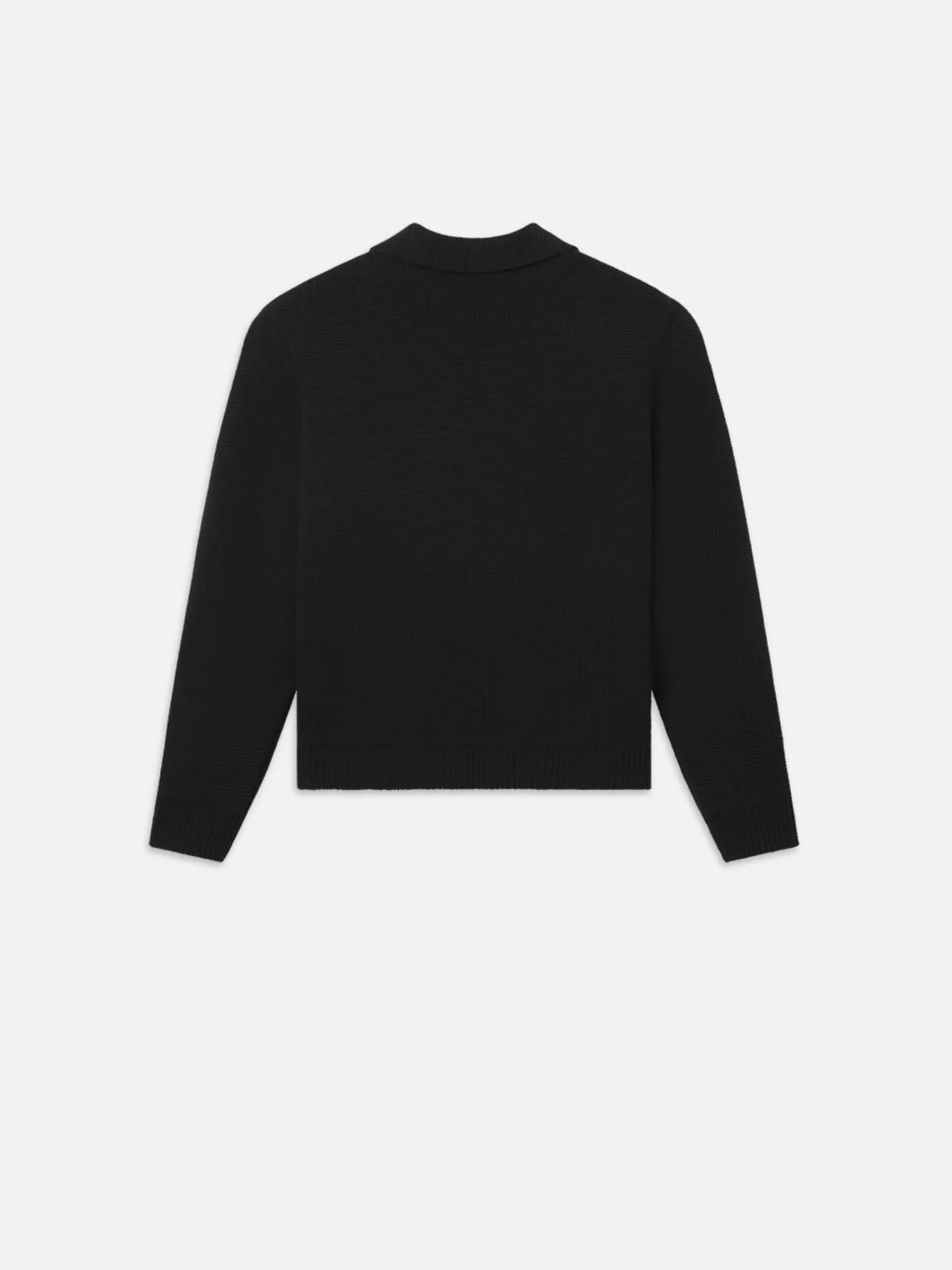 FRAME Silk Blend Polo Sweater in