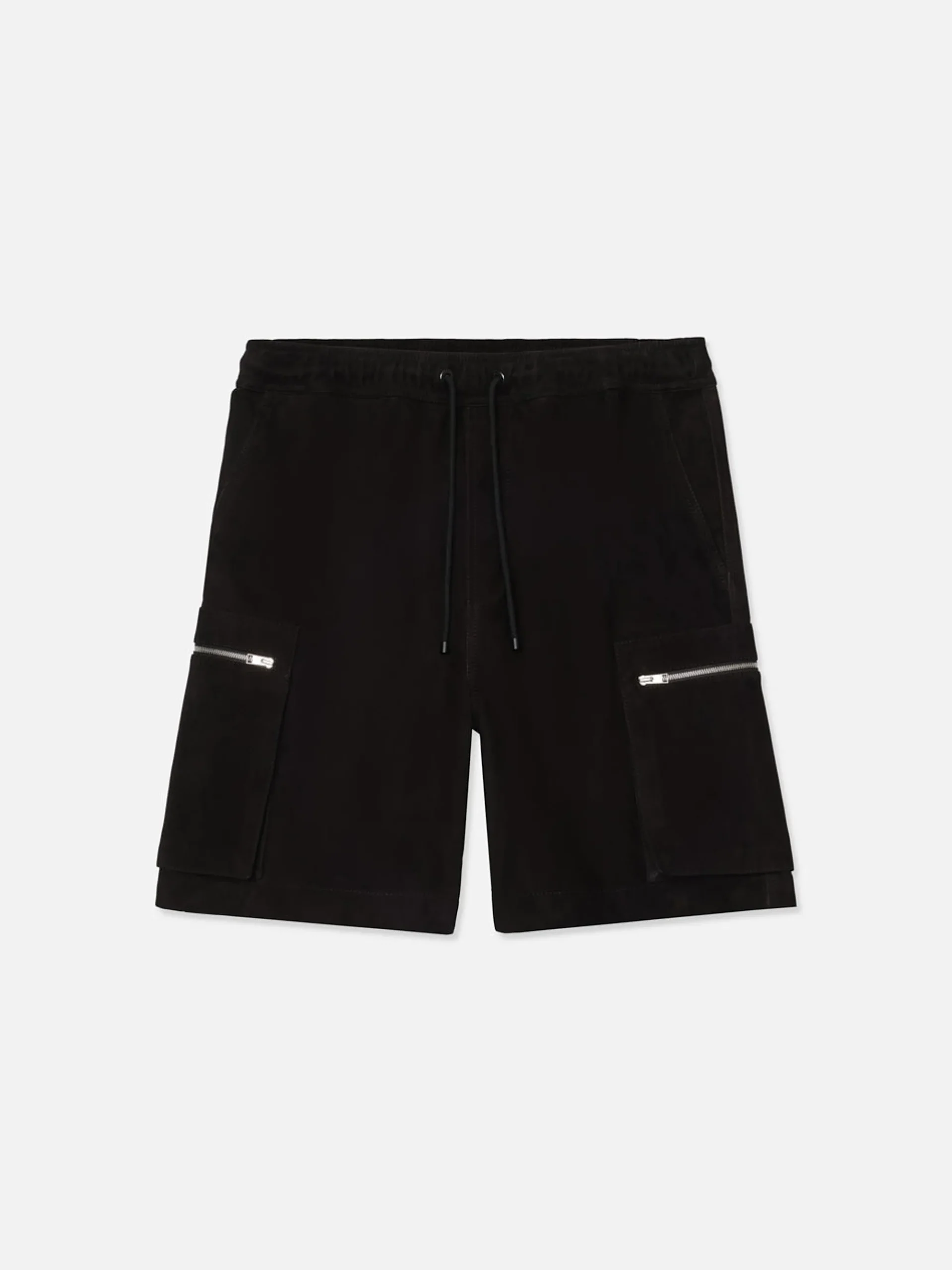 FRAME Suede Cargo Shorts in