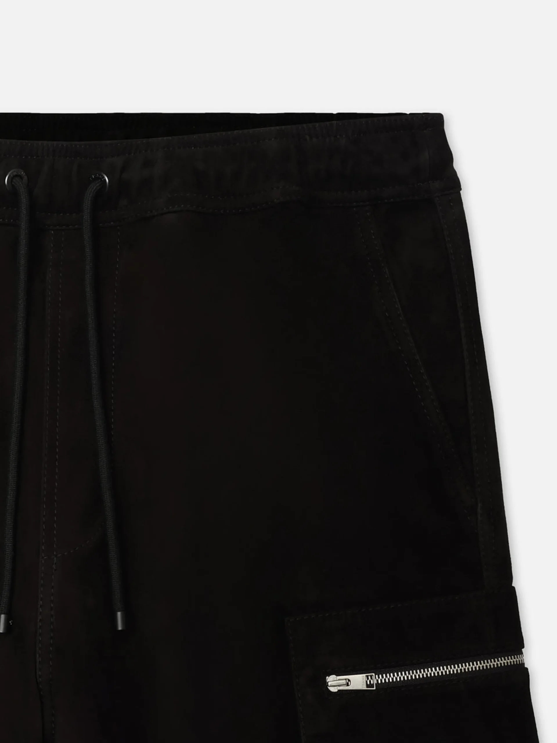 FRAME Suede Cargo Shorts in