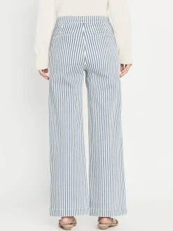 Women FRAME Tailored Trouser in Seaport Stripe
