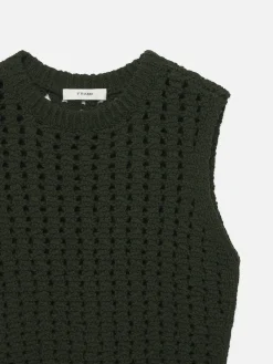 Women FRAME Tape Yarn Sweater Vest in