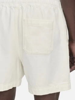 FRAME Textured Terry Short in Off White