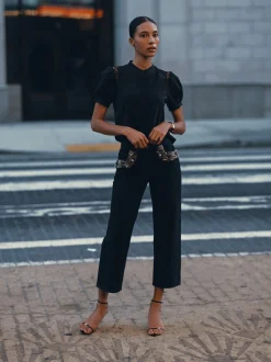 Women FRAME The Atelier Beaded Straight in