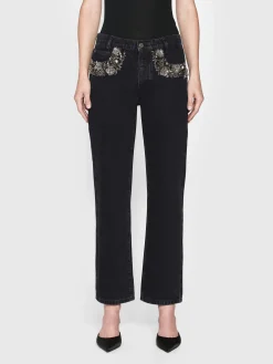 Women FRAME The Atelier Beaded Straight in