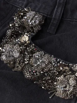 Women FRAME The Atelier Beaded Straight in