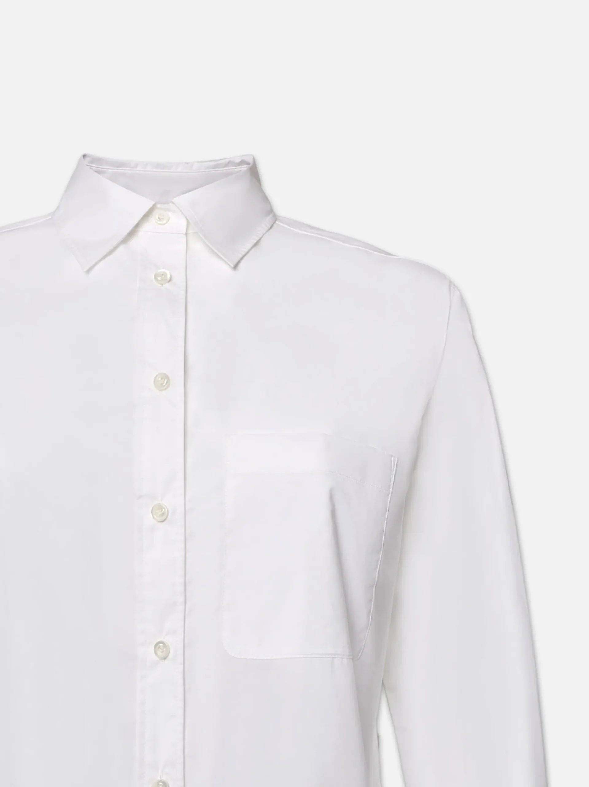 Women FRAME The Borrowed Pocket Shirt in