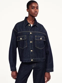 Women FRAME The Boxy Jacket in