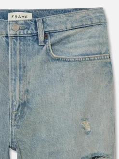 FRAME The Boxy Jean in Lagoon Rips
