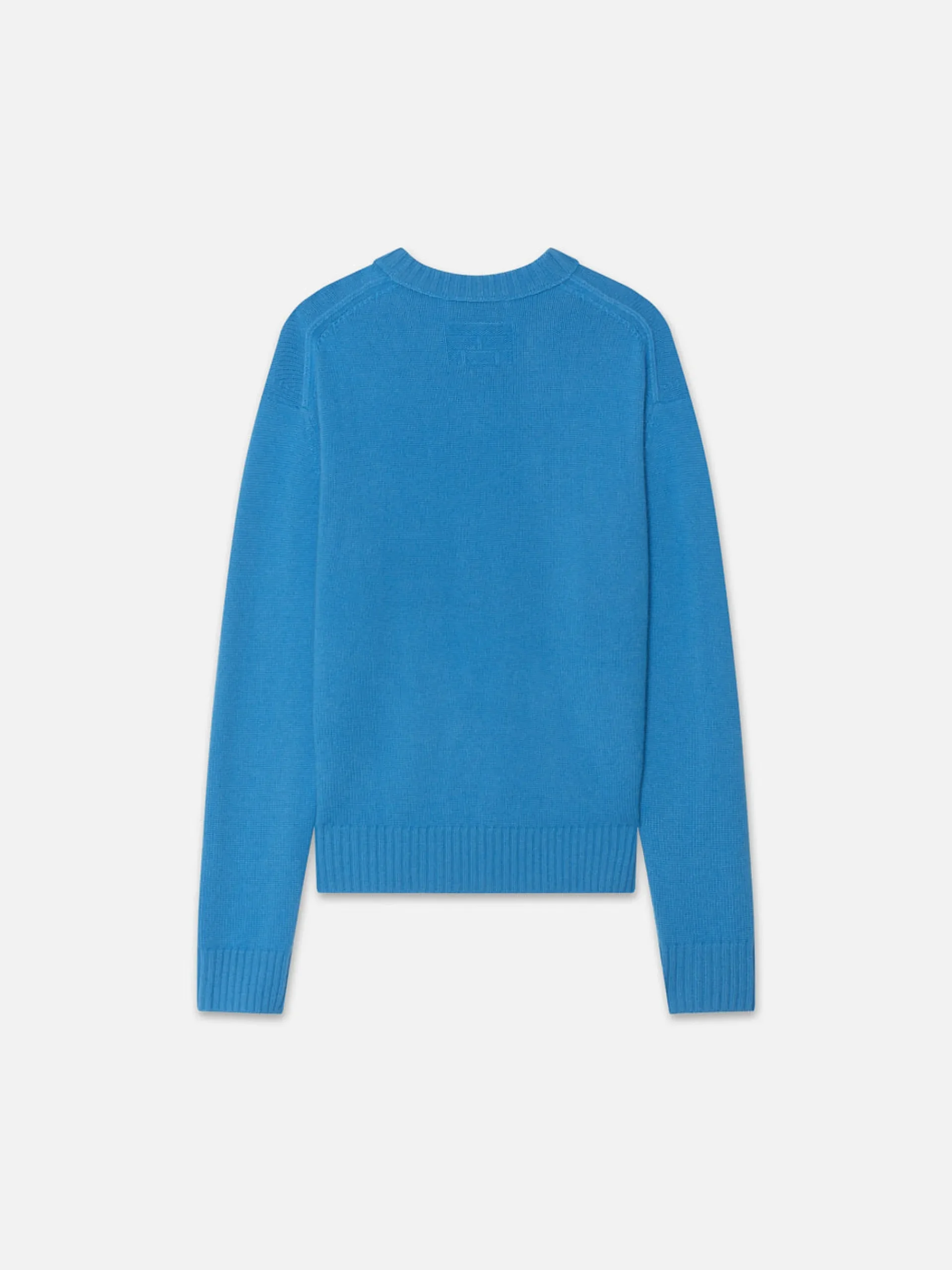 FRAME The Cashmere Crewneck Sweater in Pop Blue