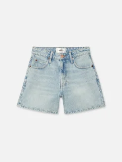 Women FRAME The Easy Short in Fizz Indigo