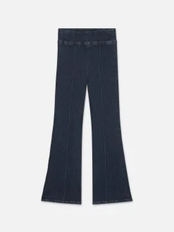 Women FRAME The Jetset Crop Mini Boot Pintuck in