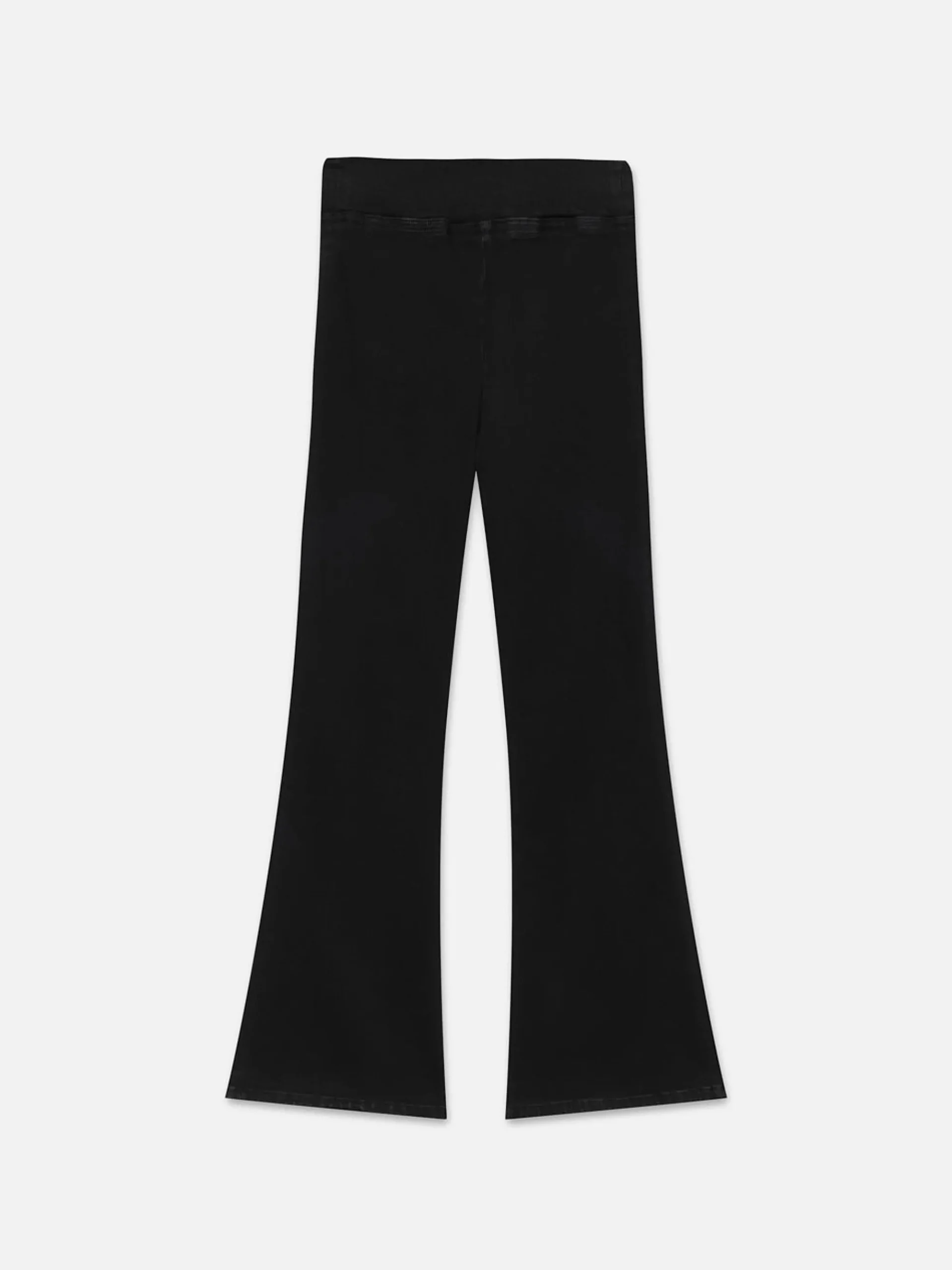 Women FRAME The Jetset Crop Mini Boot in Sheen Noir