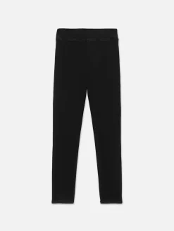 Women FRAME The Jetset Skinny Crop in Sheen Noir