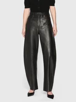 Women FRAME The Leather Bubble in