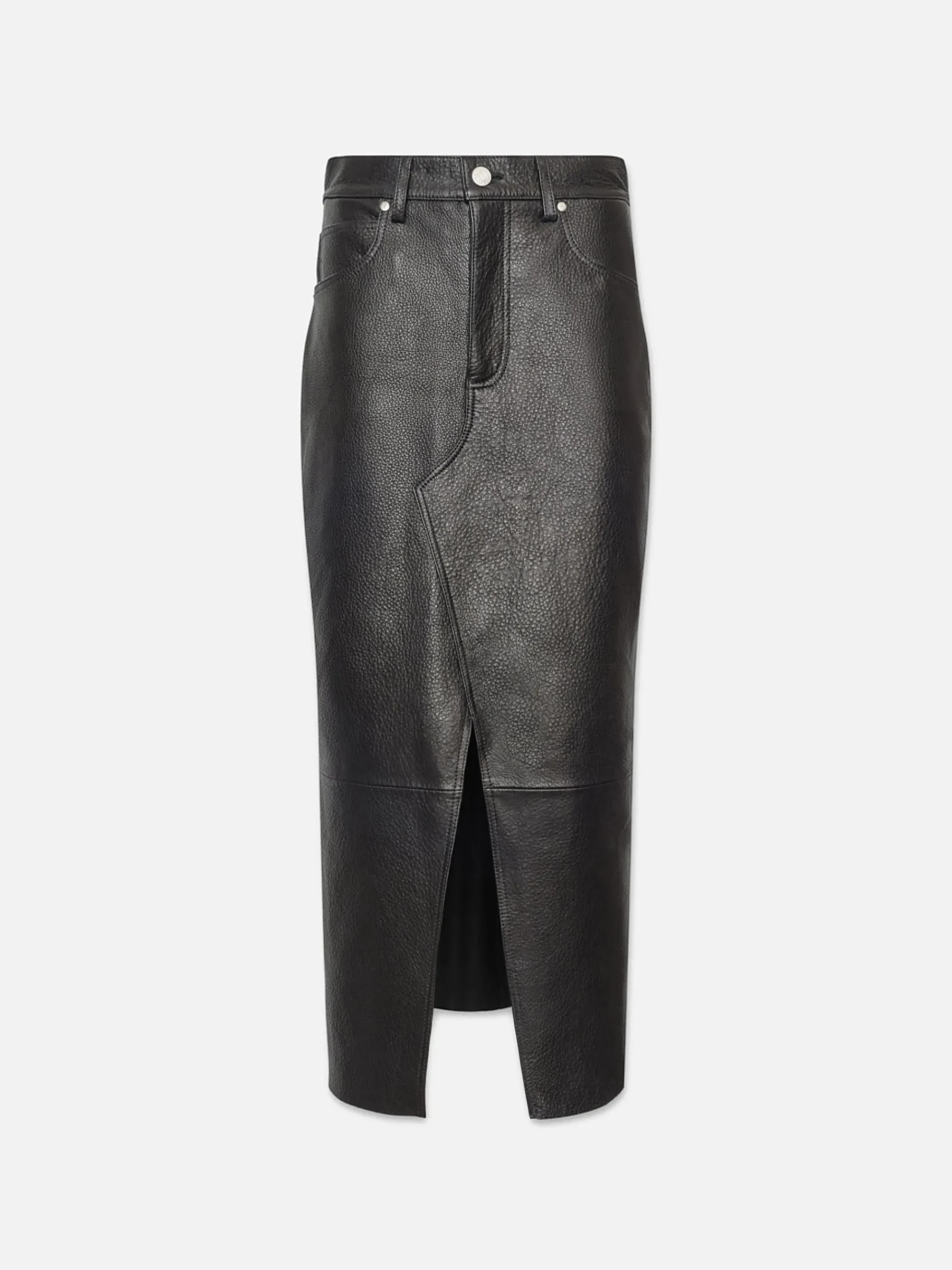 Women FRAME The Leather Midaxi Skirt in