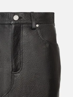 Women FRAME The Leather Midaxi Skirt in