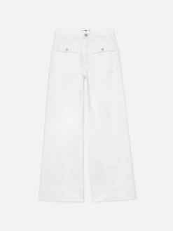 Women FRAME The 70's Patch Pocket Crop Straight in