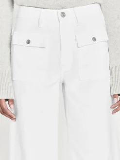 Women FRAME The 70's Patch Pocket Crop Straight in
