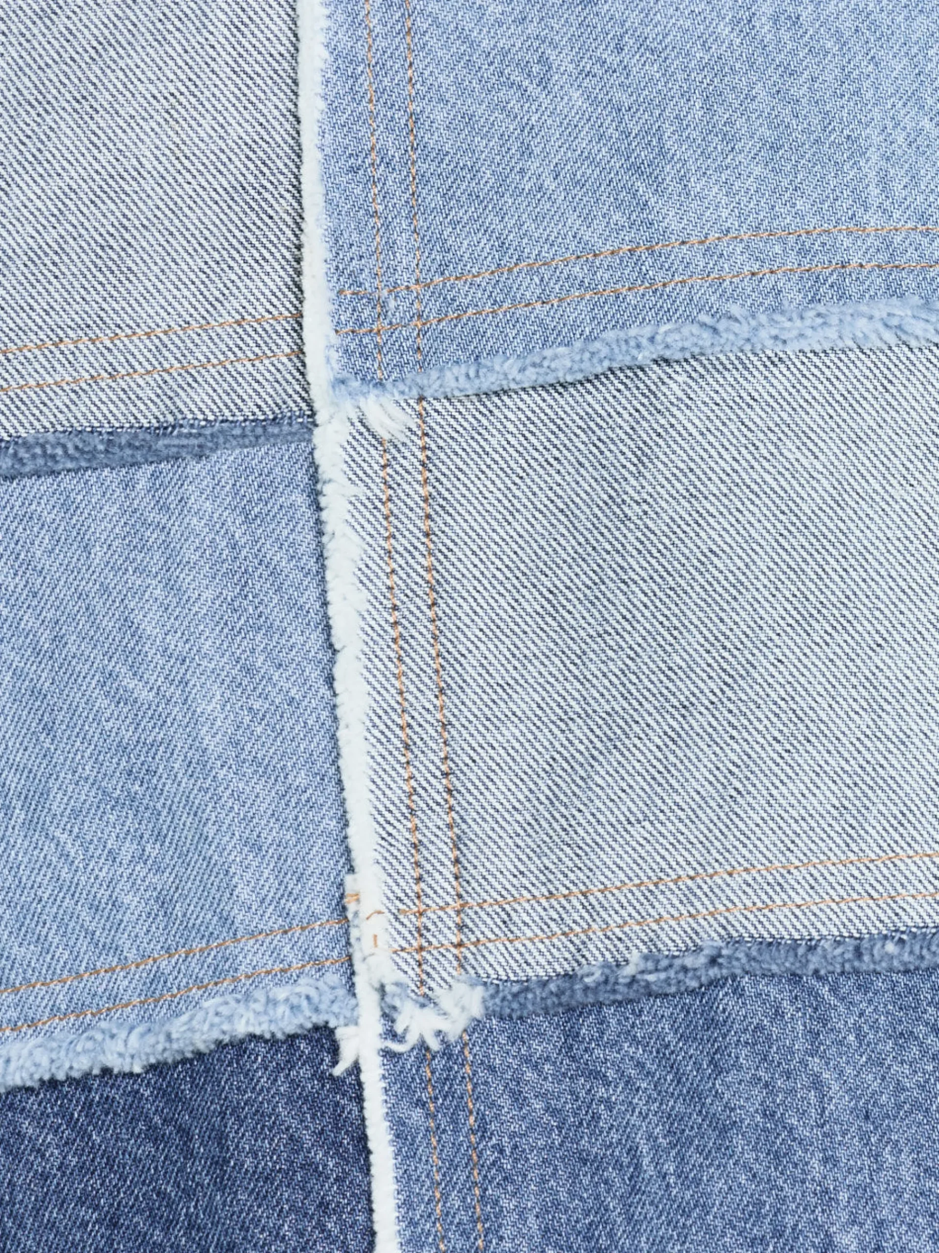 Women FRAME The 70's Patchwork Mini Skirt in Road Trip