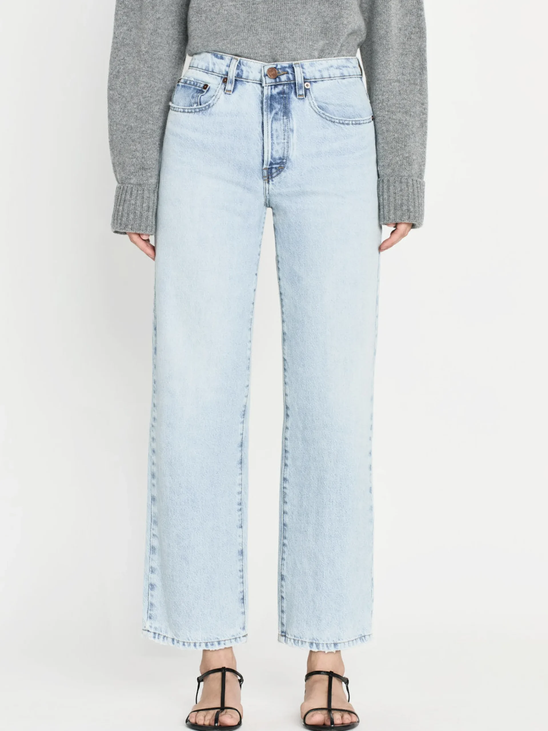 Women/BOY FRAME The Slouchy Straight in Fizz Indigo
