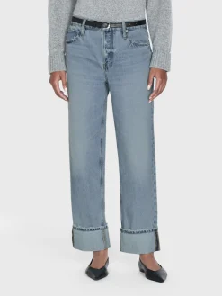 Women/BOY FRAME The Slouchy Straight Wide Cuff in