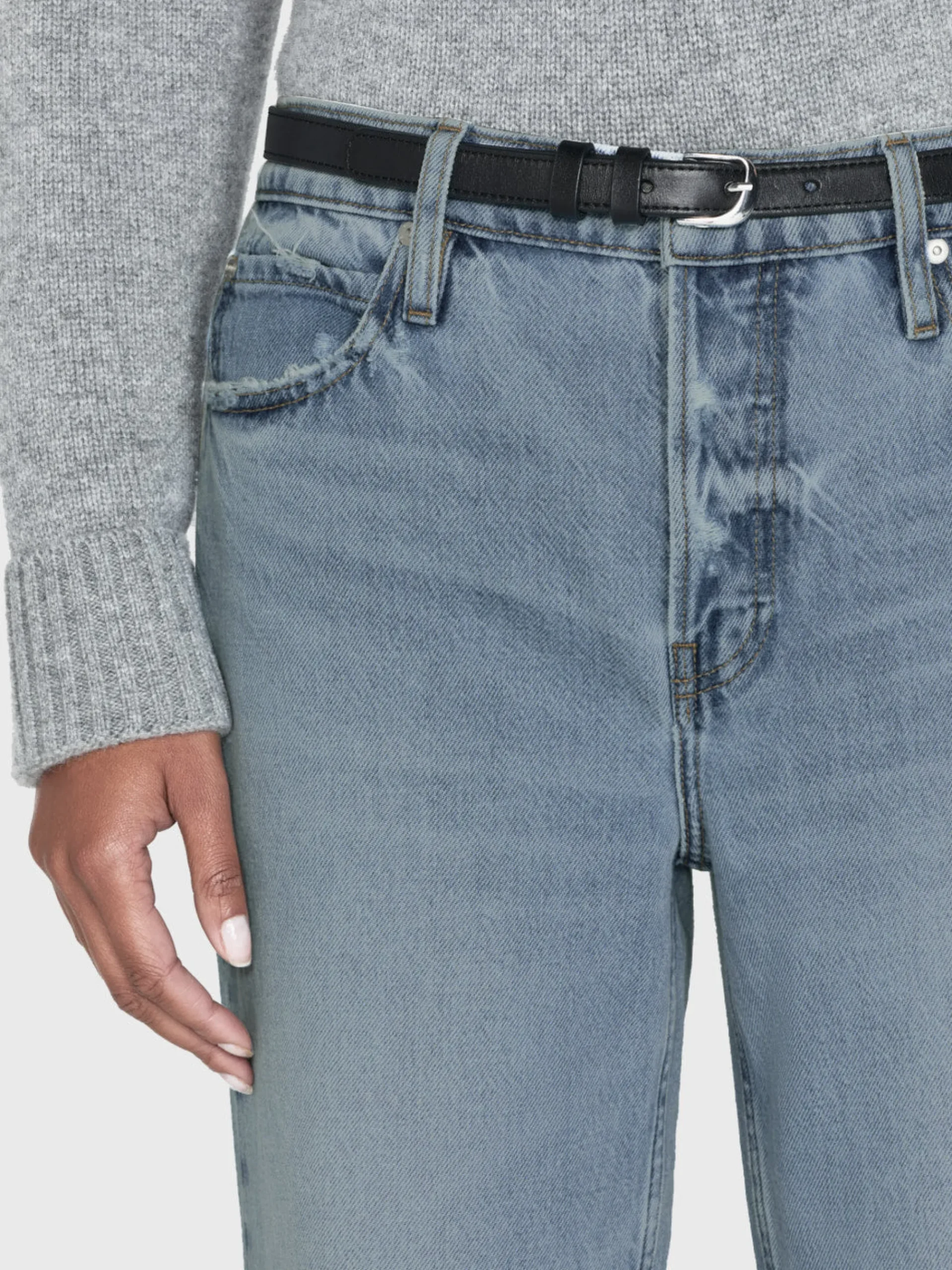 Women/BOY FRAME The Slouchy Straight Wide Cuff in