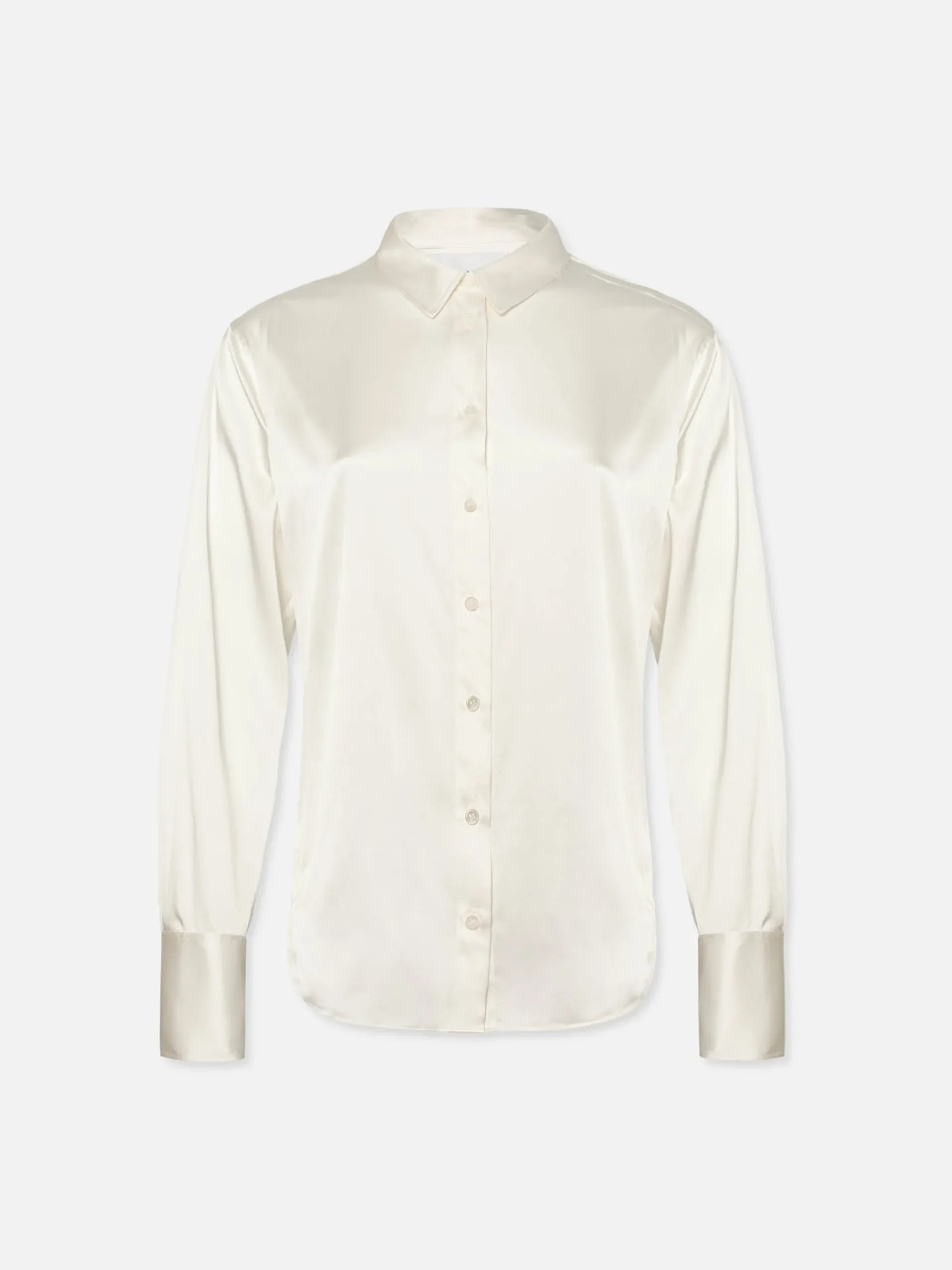 Women FRAME The Standard Shirt in Off White