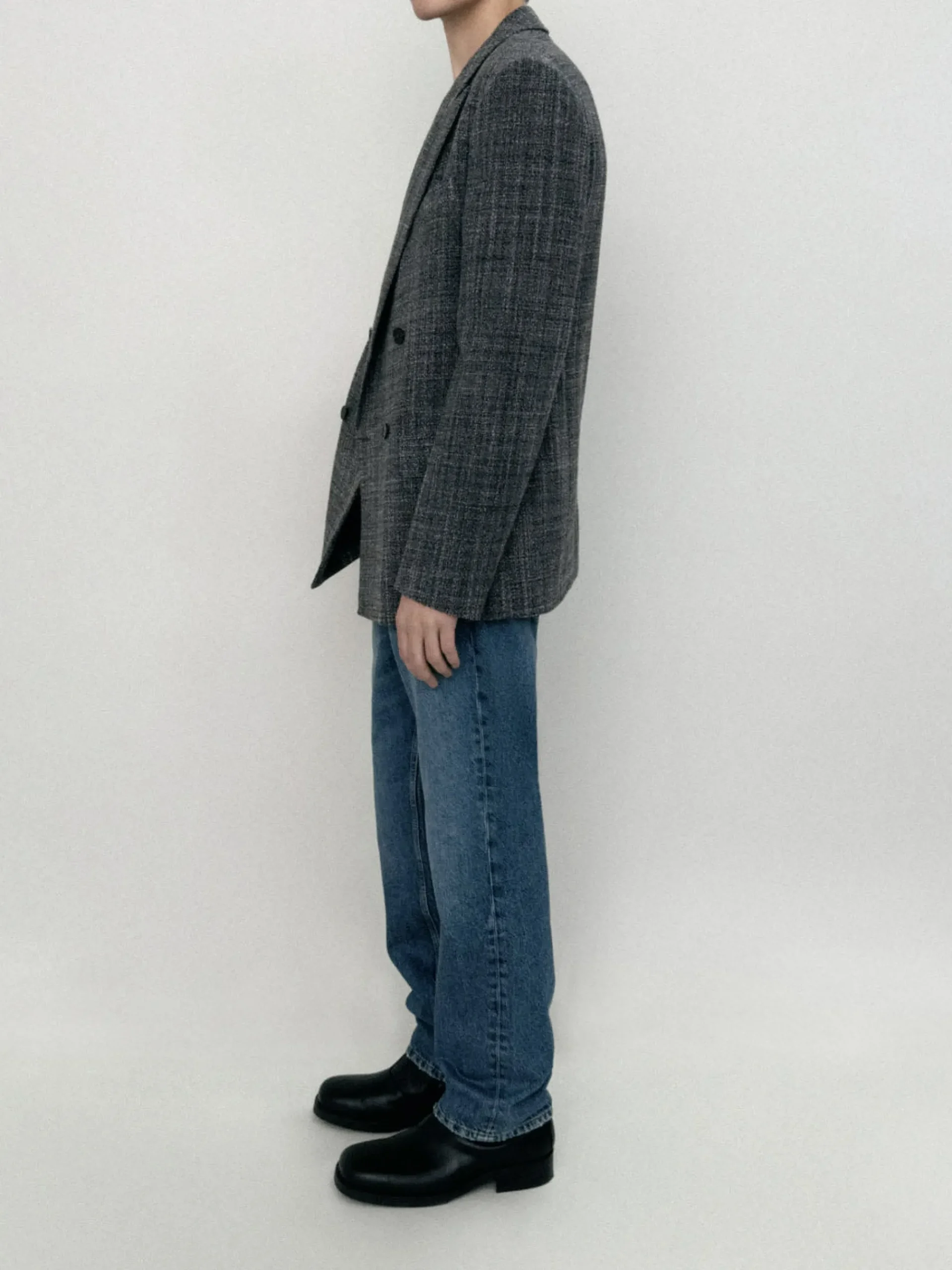 FRAME The Straight Jean in Blue Gold