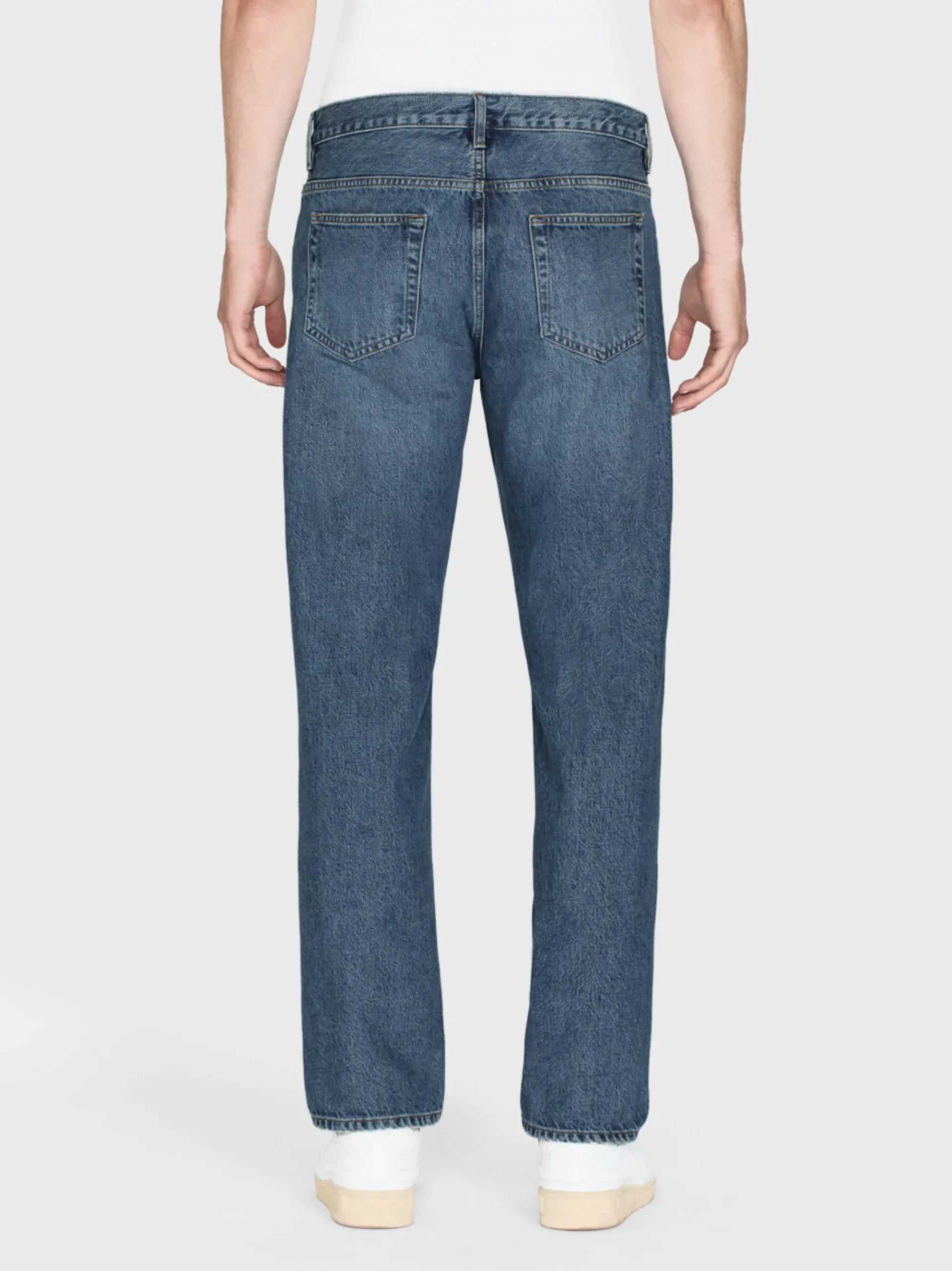 FRAME The Straight Jean in Blue Gold