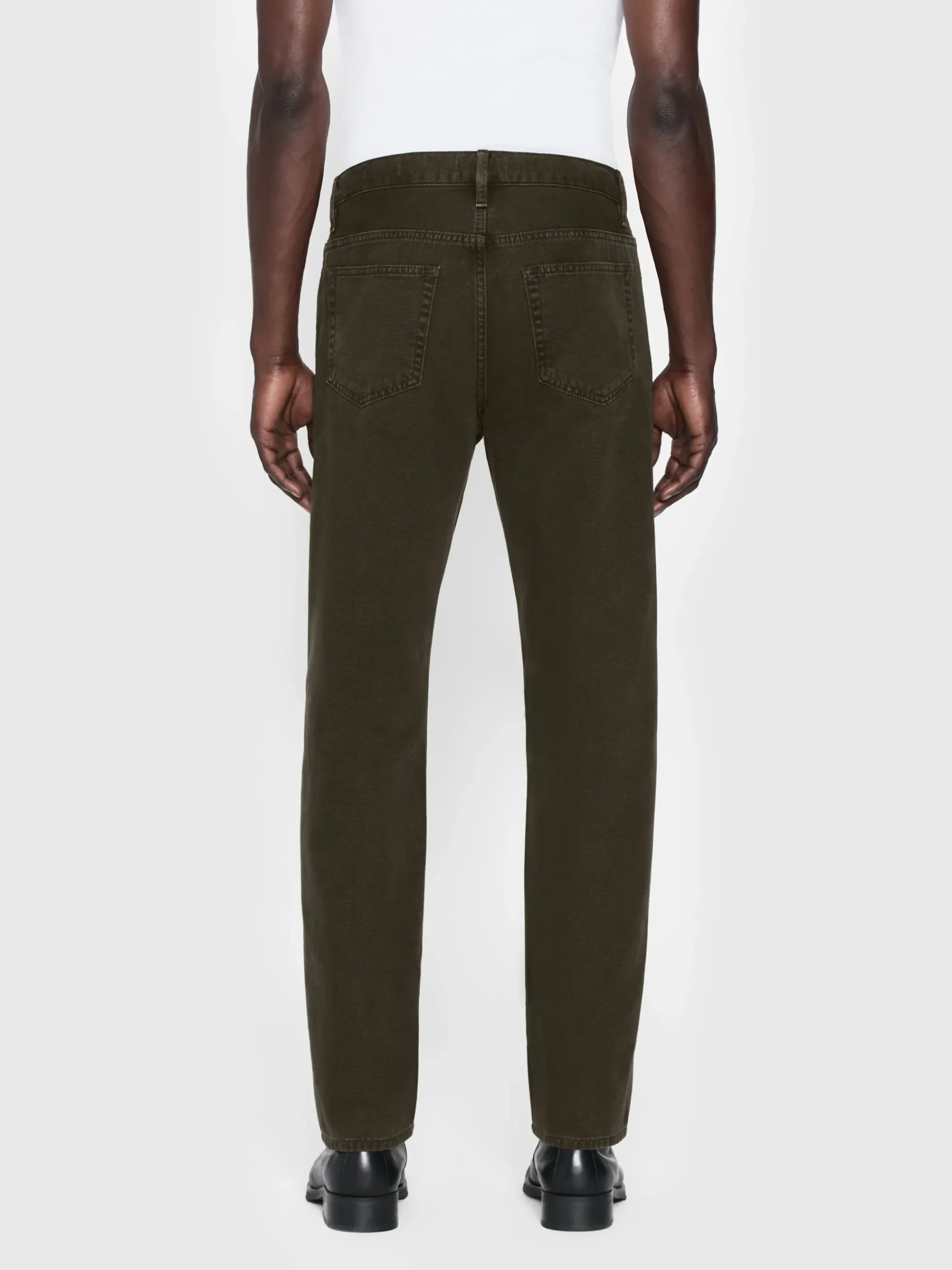 FRAME The Straight Jean in Dark Chocolate