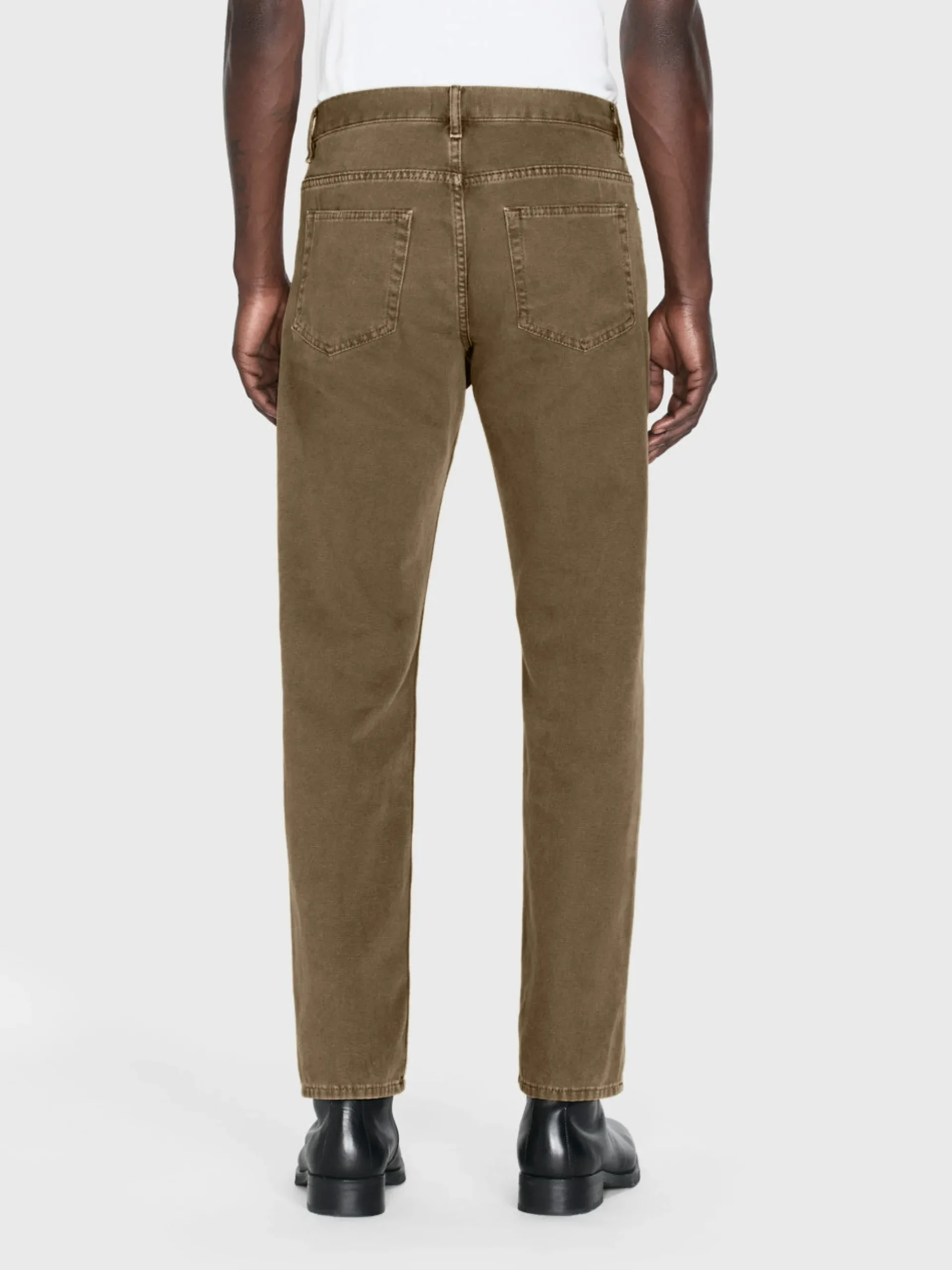 FRAME The Straight Jean in Light Brown