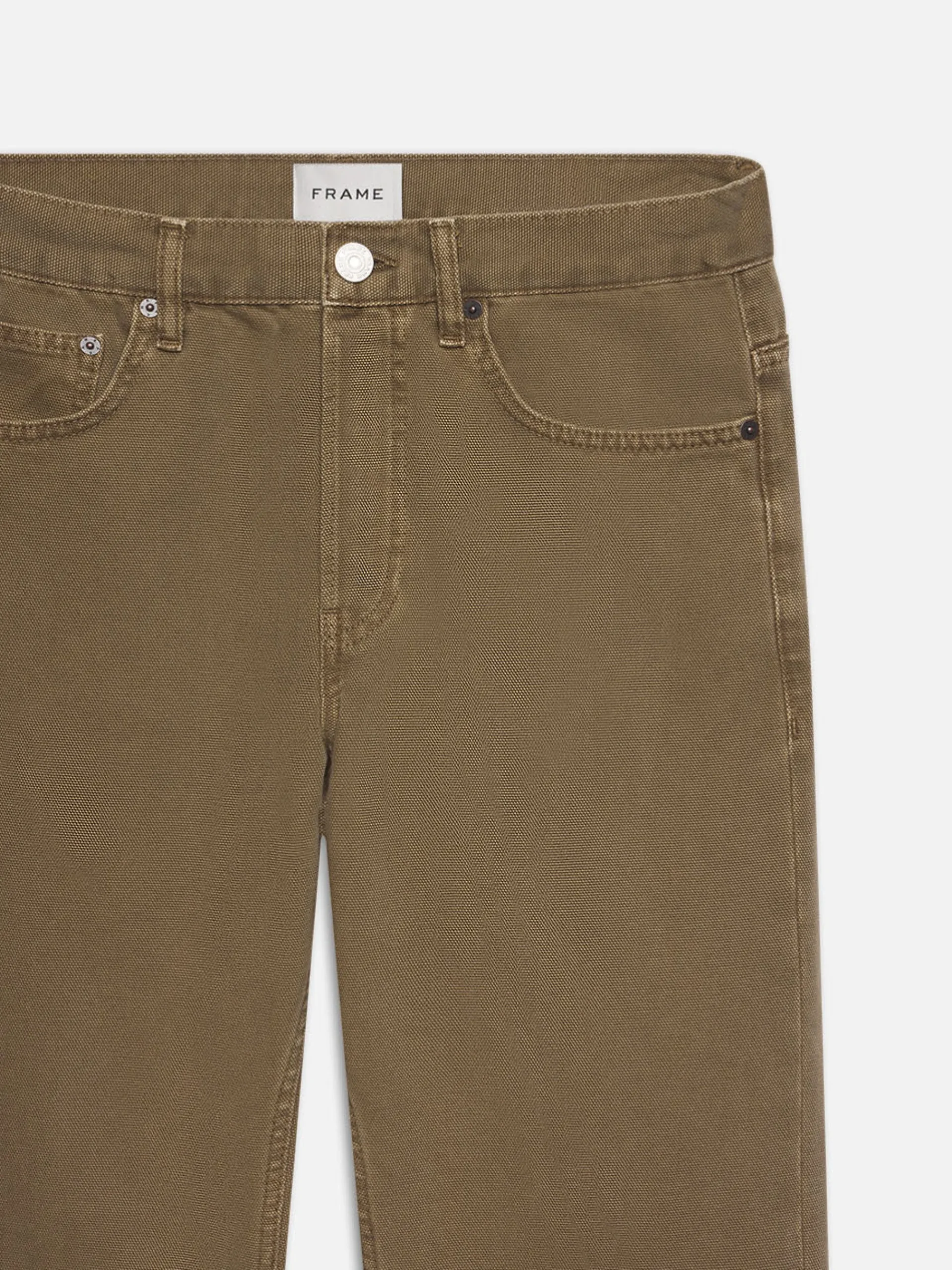 FRAME The Straight Jean in Light Brown
