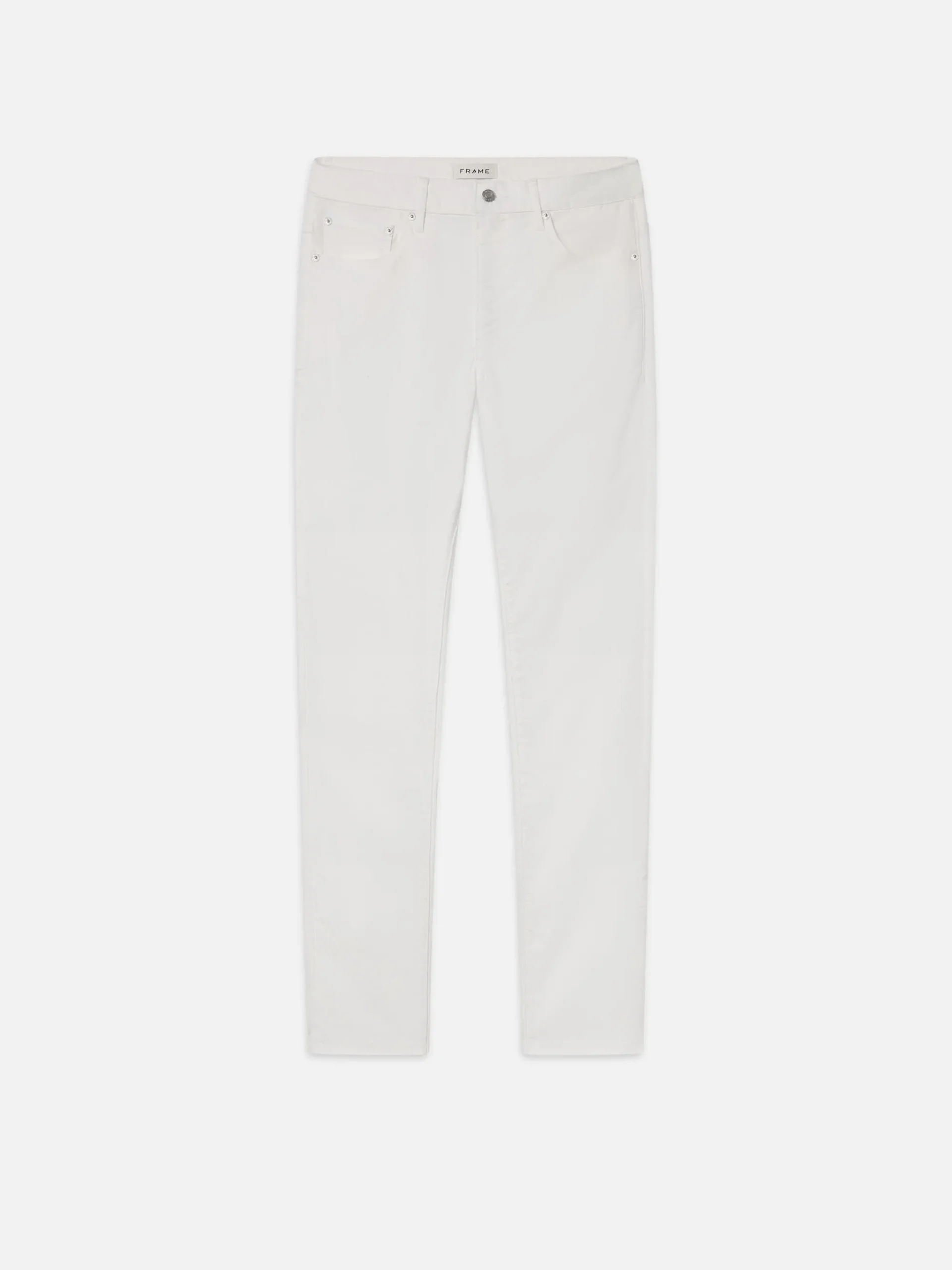 FRAME The Straight Jean in Off White