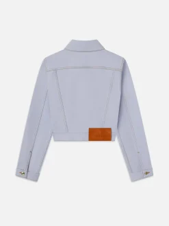 Women FRAME The Tailored Denim Jacket in