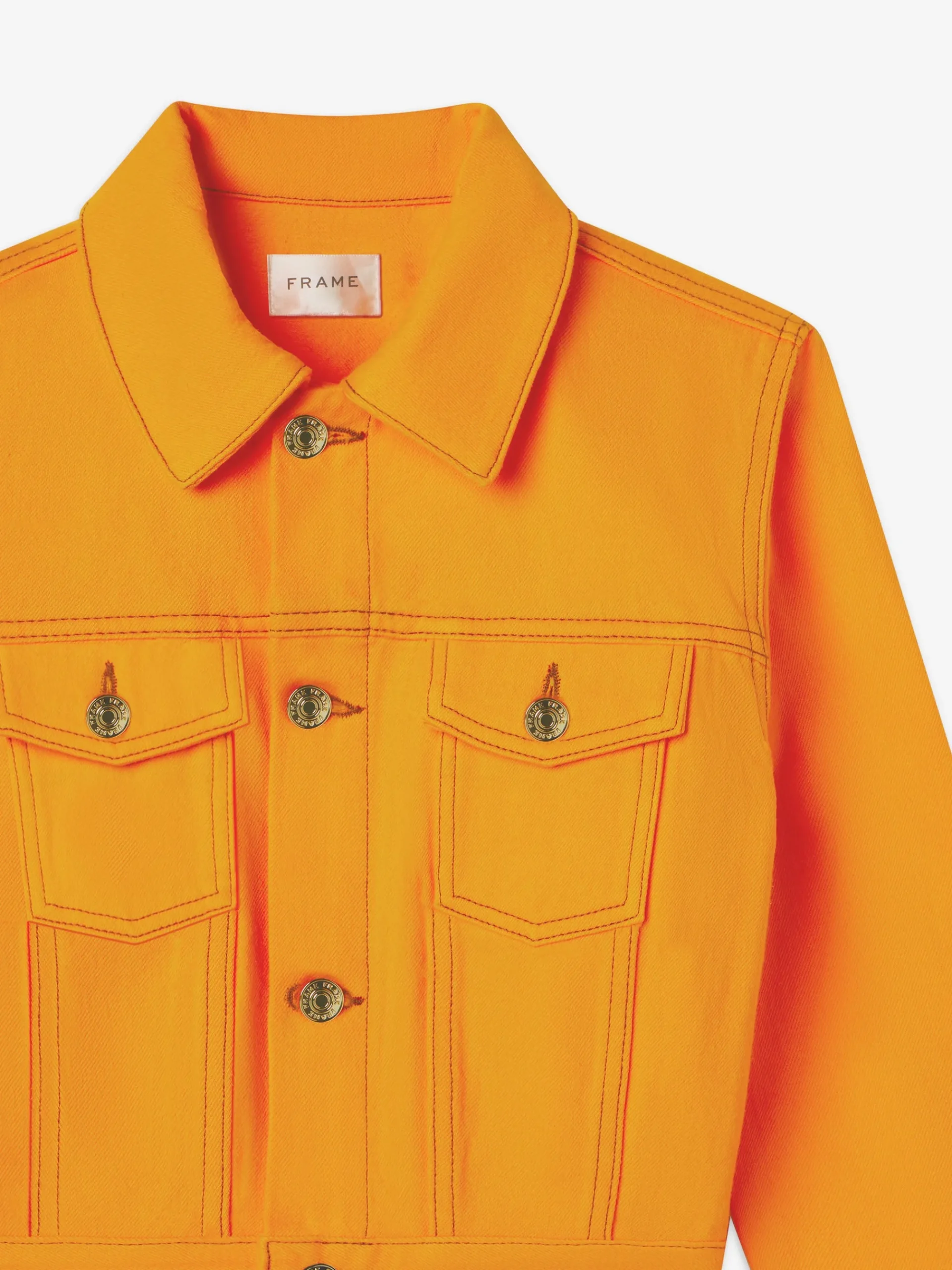 Women FRAME The Tailored Denim Jacket in