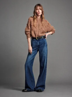 Women FRAME The Tailored Denim Trouser in