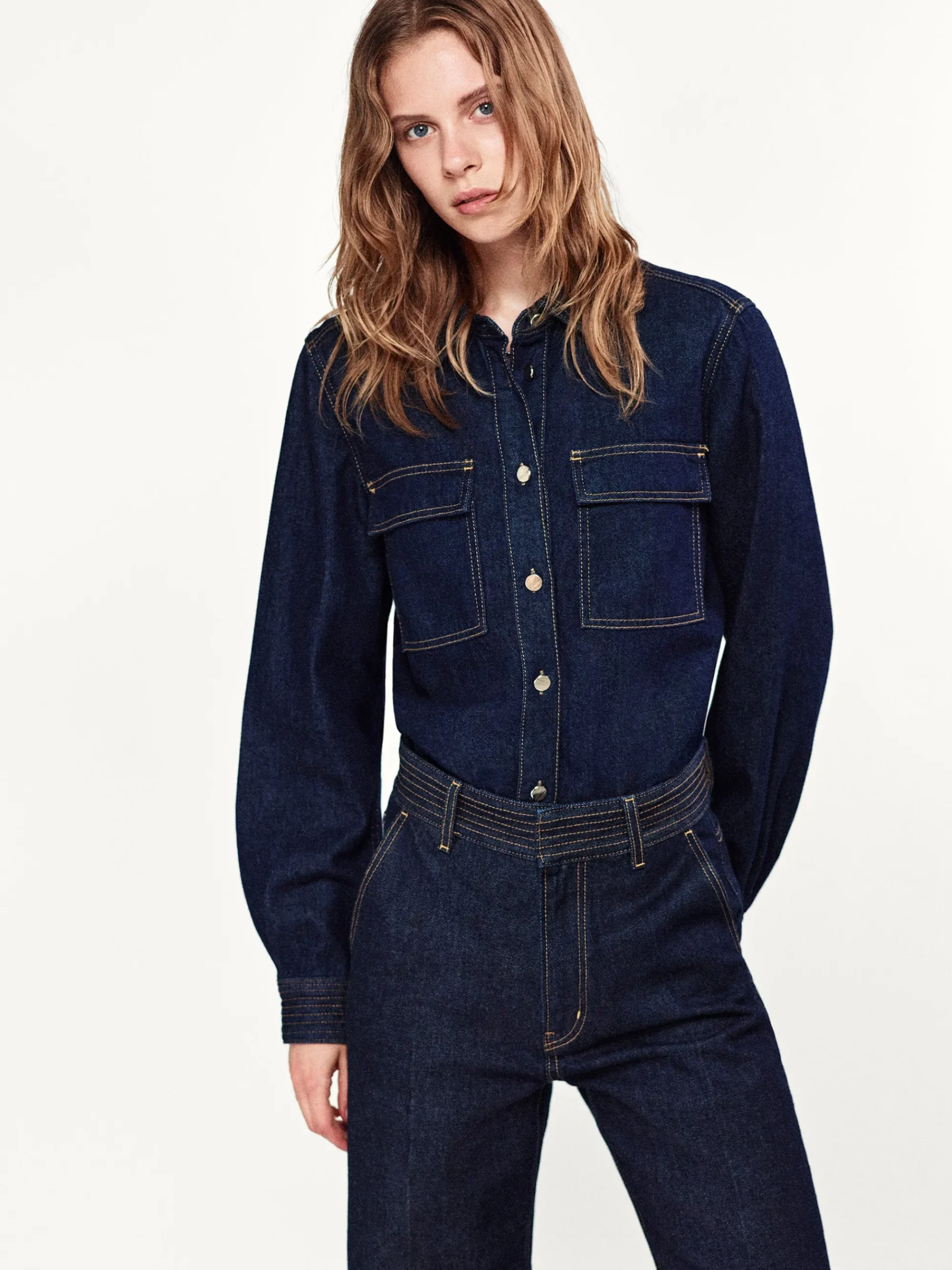 Women FRAME The Trapunto Shirt in