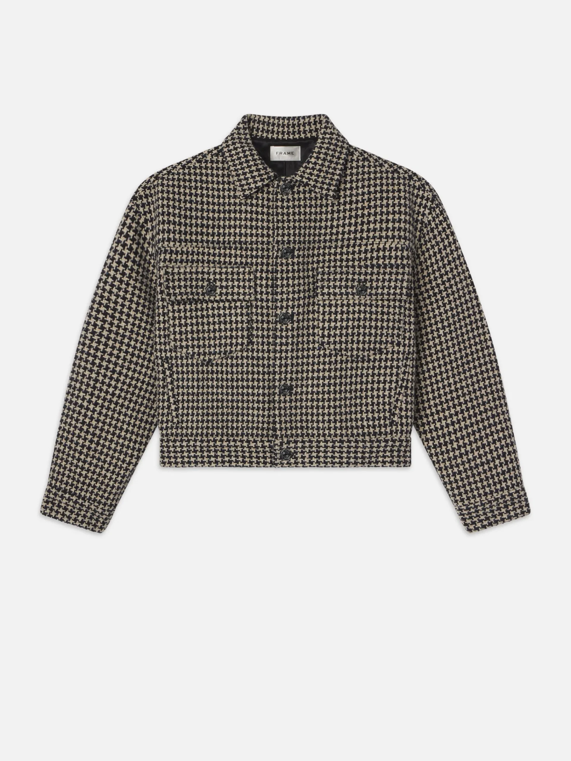 Women FRAME The Tweed Boxy Jacket in
