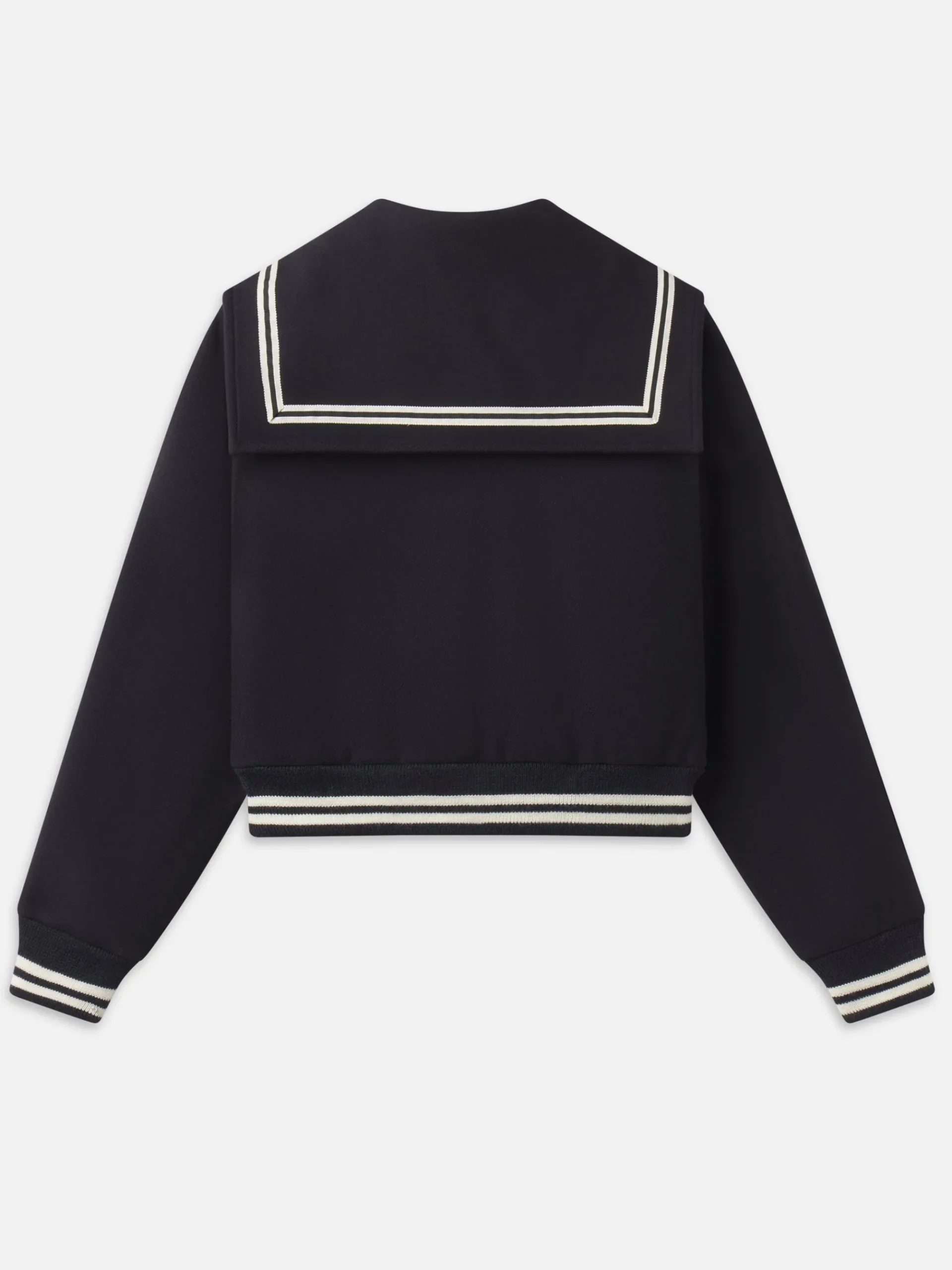 Women FRAME The Varsity Jacket in Navy Multi