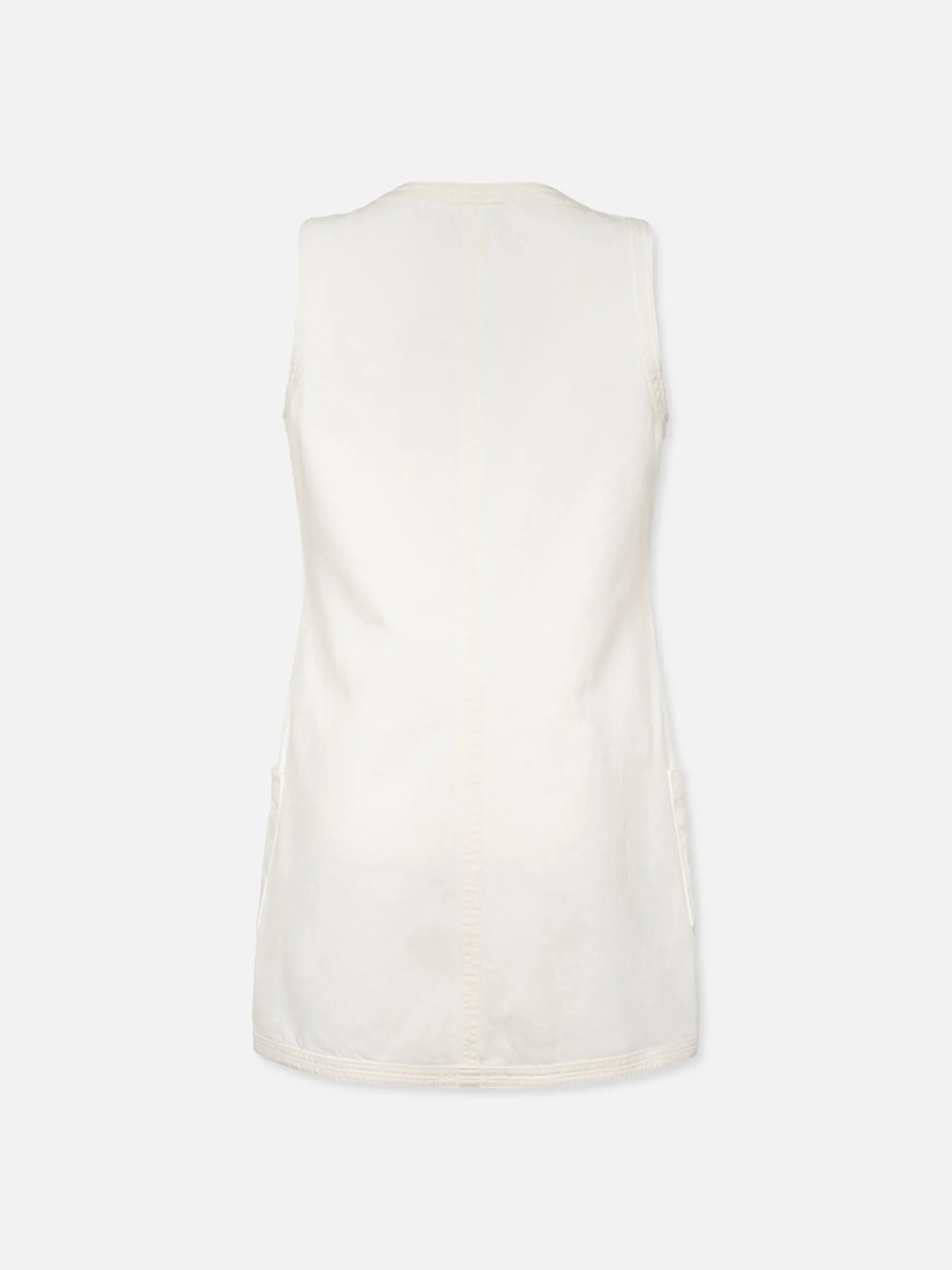 Women FRAME Trapunto Side Pocket Dress in Au Natural Clean
