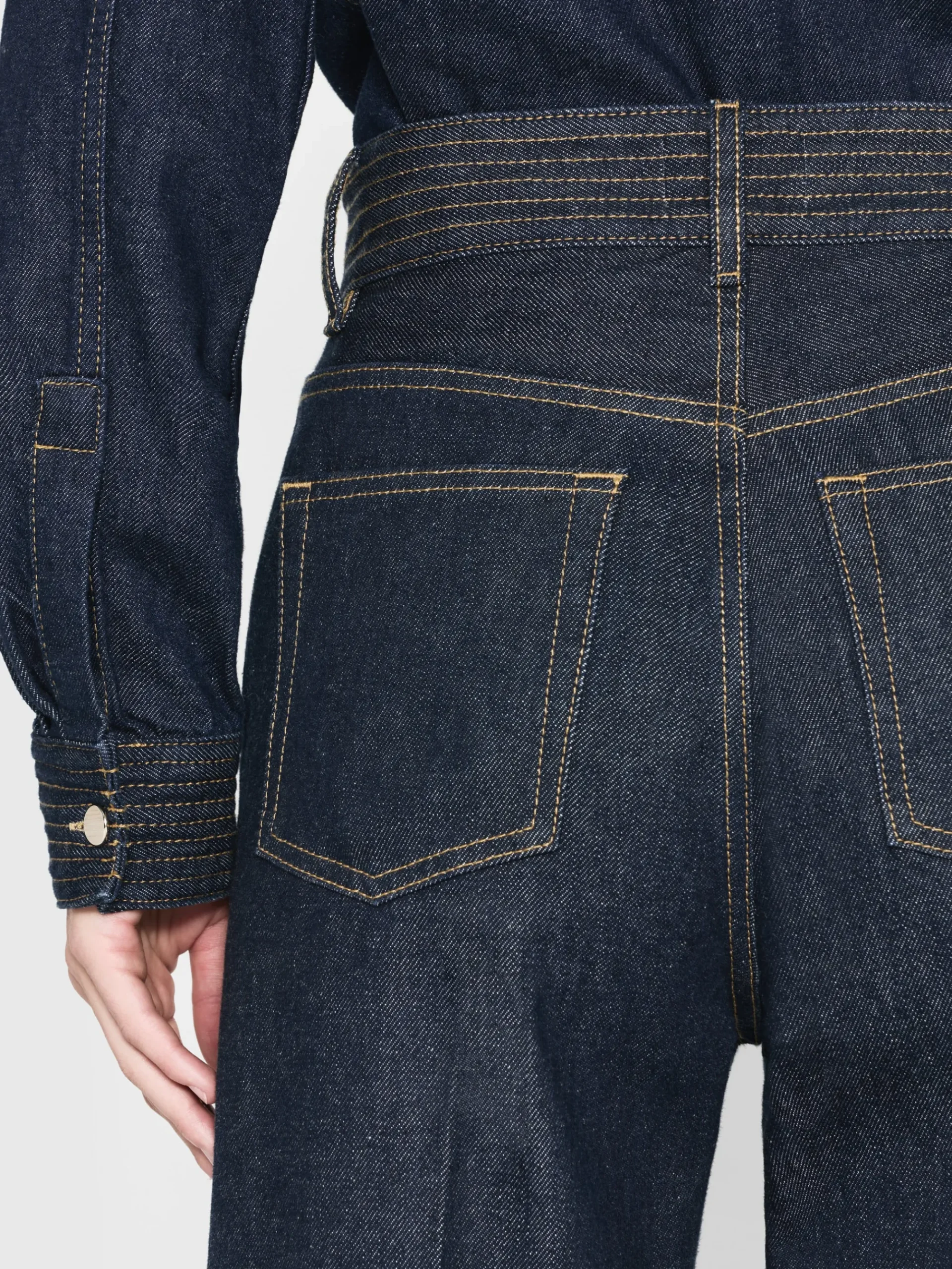 Women FRAME Trapunto Trouser in