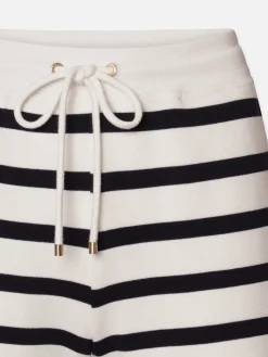 Women FRAME Varsity Short in Navy Multi