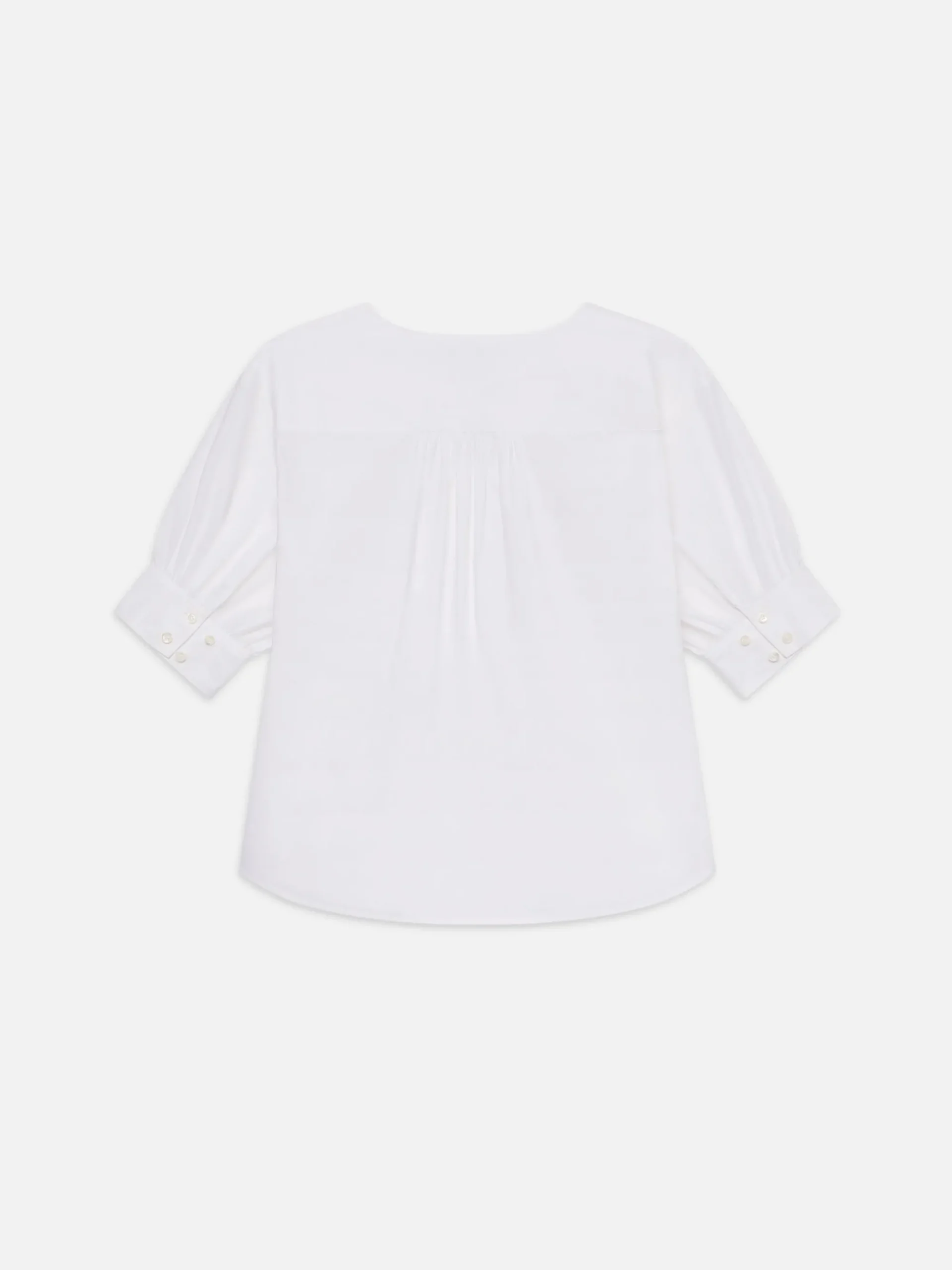 Women FRAME V-Neck Popover Top in