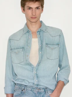 FRAME Western Denim Shirt in