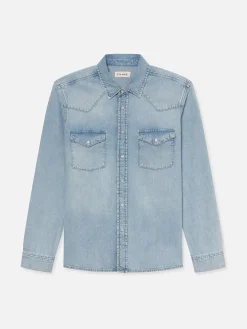 FRAME Western Denim Shirt in