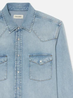 FRAME Western Denim Shirt in